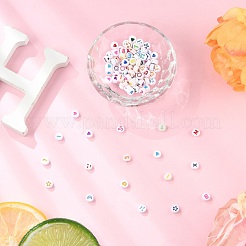 190Pcs 5 Styles Opaque Acrylic Beads&nbsp;MACR-FP0001-08