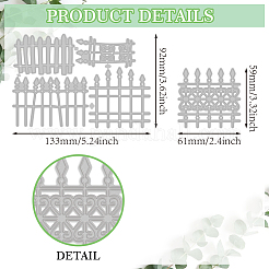 Fence Carbon Steel Cutting Dies Stencils&nbsp;DIY-WH0309-1463