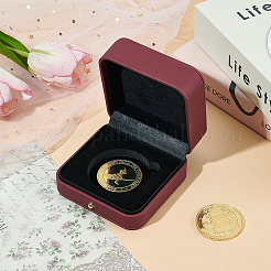 Imitation Leather Storage Box with Velvet Inside&nbsp;CON-WH0095-77B-01