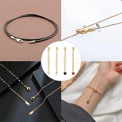 20Pcs 4 Colors Alloy Enamel Pendant Decoration&nbsp;HJEW-YW00070