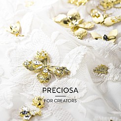 プレシオサ® マキシマ クリスタル ファンシーストーン  チェコクリスタル  435 16 301 バロック梨  デュラフォイル  00030 235 ハニー  14x10mm&nbsp;X-PRC-FE14-00030-235