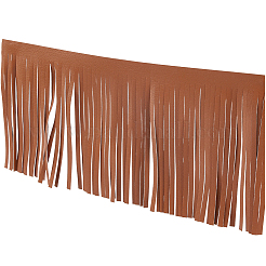 2M PU Leather Suede Fringe Trim&nbsp;AJEW-CY0001-58A-02