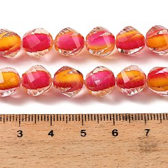 Two Tone Resin Beads Strands&nbsp;GLAA-T035-02C