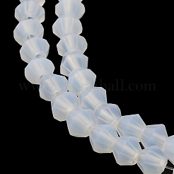 Imitation Jade Frosted Glass Bead Strands&nbsp;LS-EGLA-A039-J4mm-MD05