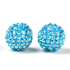 AB-Color Resin Rhinestone Beads&nbsp;RESI-S315-18x20-20
