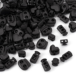 100Pcs 4 Styles Plastic Cord Locks&nbsp;FIND-TA0010-22