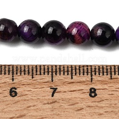Grade AB Natural Tiger Eye Beads Strands&nbsp;G-B133-A02-6MM-04