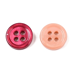 Freshwater Shell Buttons&nbsp;BUTT-T013-02