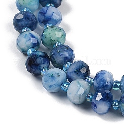 Natural Dyed White Jade Beads Strands&nbsp;G-H057-A22-03