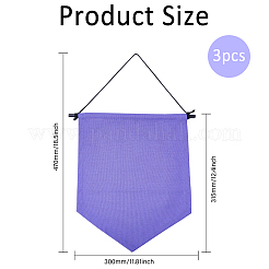 Canvas Wall Hanging Brooch Jewelry Banner Holder&nbsp;AJEW-WH0314-743