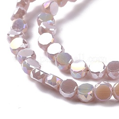 Electroplate Glass Beads Strands&nbsp;GLAA-E036-03B