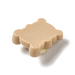 Opaque Resin Cartoon Bear Cabochons&nbsp;RESI-G082-01D