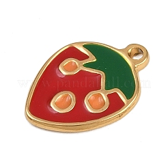 304 Stainless Steel Enamel Pendants&nbsp;STAS-G363-15G