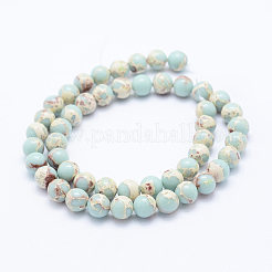 Synthetic Imperial Jasper Beads Strands&nbsp;G-F531-8mm-H03