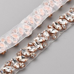 Crystal Rhinestone Bridal Belt Trim Chain&nbsp;DIY-WH0449-70B