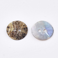 2-Hole Mother of Pearl Buttons&nbsp;SHEL-T012-43