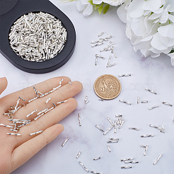 1840Pcs 4 Style Glass Twisted Bugle Beads&nbsp;SEED-CN0001-43B
