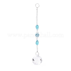 Faceted Crystal Glass Ball Chandelier Suncatchers Prisms&nbsp;AJEW-G025-A07