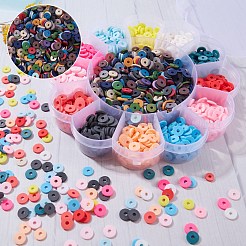 2400Pcs Single Colors Handmade Polymer Clay Beads&nbsp;CLAY-SZ0001-55