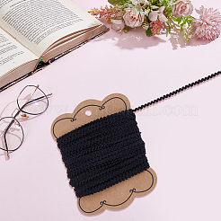 25 Yards Nylon Wavy Fringe Lace Trim Ribbon&nbsp;OCOR-GF0004-30A