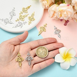 10Pcs 2 Colors 201 Stainless Steel Pendants&nbsp;STAS-YW0011-06