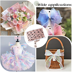 25M Polyester Organza Ribbons&nbsp;SRIB-CY0001-36B