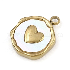 Natural White Shell Pendants&nbsp;STAS-D385-01C-G