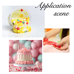 2袋 16g 小型クラフトフォームボール  ラウンド  DIYの結婚式の休日の工芸品を作るために  ホワイト  4.5~6.5mm&nbsp;KY-DC0001-45C