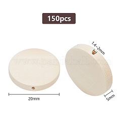 150Pcs Wooden Beads&nbsp;WOOD-DR0001-02A