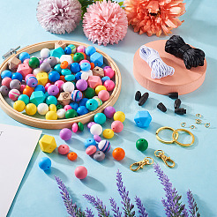 DIY Keychain Bracelet Making Kit&nbsp;DIY-TA0004-19