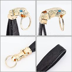 1Pcs PU Leather Keychain&nbsp;KEYC-CA0001-17