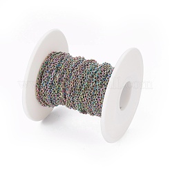 Ion Plating(IP) 304 Stainless Steel Cable Chains&nbsp;CHS-I003-K01