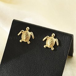 Brass Stud Earrings&nbsp;EJEW-R016-26G-04