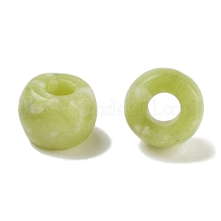 天然中国翡翠ビーズ  バレル  8~8.4x5~6.6mm  穴：2~3.2mm&nbsp;G-C134-03E