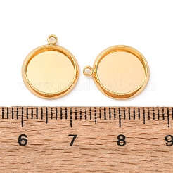 Brass Pendant Cabochon Settings&nbsp;X-KK-F898-20B-G