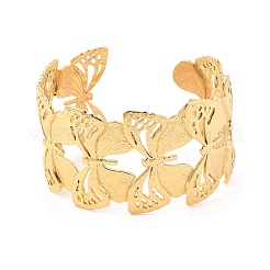 304 Stainless Steel Open Cuff Bangles&nbsp;BJEW-U015-02G