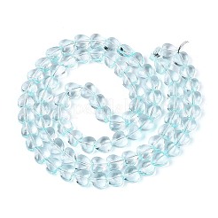 Baking Paint Transparent Glass Beads Strands&nbsp;DGLA-N021-01A-01