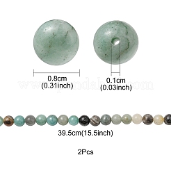 Natural Flower Amazonite Beads Strands&nbsp;G-YW0001-24