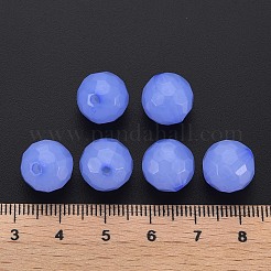 模造ゼリーアクリルビーズ  多面カット  ラウンド  ミディアムスレートブルー  12x11.5mm  穴：1.8mm  約560個/500g&nbsp;MACR-S373-97B-E01