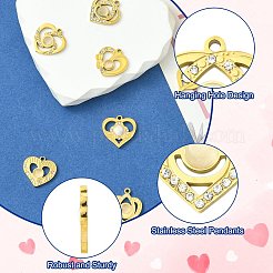 304 Stainless Steel Pendants&nbsp;STAS-CJ0003-42