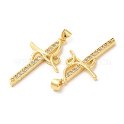 Rack Plating Brass Pendants&nbsp;KK-R146-09G