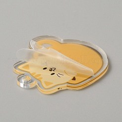 Cute Coffee Cup Cat Acrylic Pendant Keychain&nbsp;FIND-CJC0006-79F