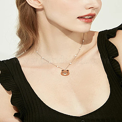 20個のレジンペンダント  プラチナアイアンペグベイル付き  クマ  ペルー  22.5x20.5x6.5mm  穴：2mm&nbsp;RESI-LP0001-31