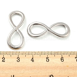 アロイインフィニティコネクタチャーム  カドミウムフリー＆鉛フリー  プラチナ  31x12x2mm  約625個/1000g&nbsp;FIND-G065-21P