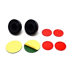 プラスチック製エアホッケープッシャーとパック  フレットパッド付き  ゲームテーブル用  グリーン  プッシャー：51x4mm  4個/セット&nbsp;FIND-WH0099-06B