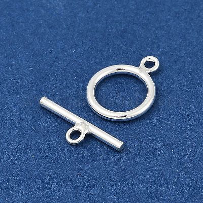 925 Sterling Silver Ring Toggle Clasps&nbsp;STER-A008-16-1