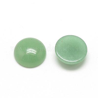 天然石グリーンアベンチュリンカボション  半円/ドーム  16x6mm&nbsp;G-R416-16mm-43-1