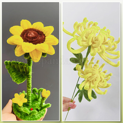 100Pcs DIY Plush Sticks&nbsp;FIND-SP0004-72B-1