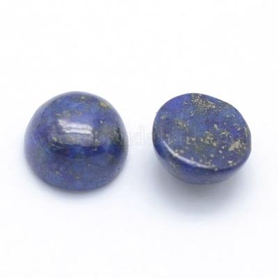 天然石ラピスラズリカボション  半円  染め  8x3.5~4mm&nbsp;G-P393-R11-8MM-1