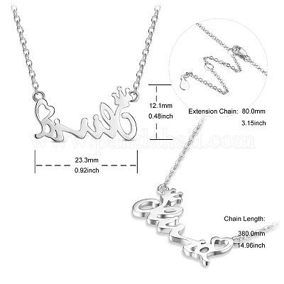 925 Sterling Silver Pendant Necklaces&nbsp;JN894A-1